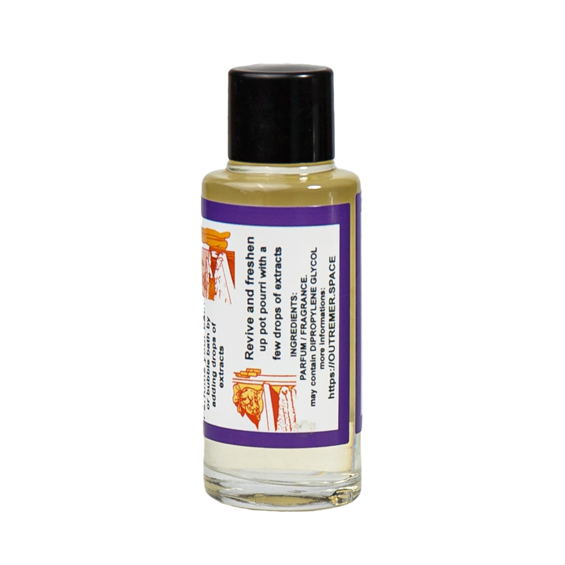 Alternate Image of Violette Perfume Extract, a small glass bottle with a label that says product details
