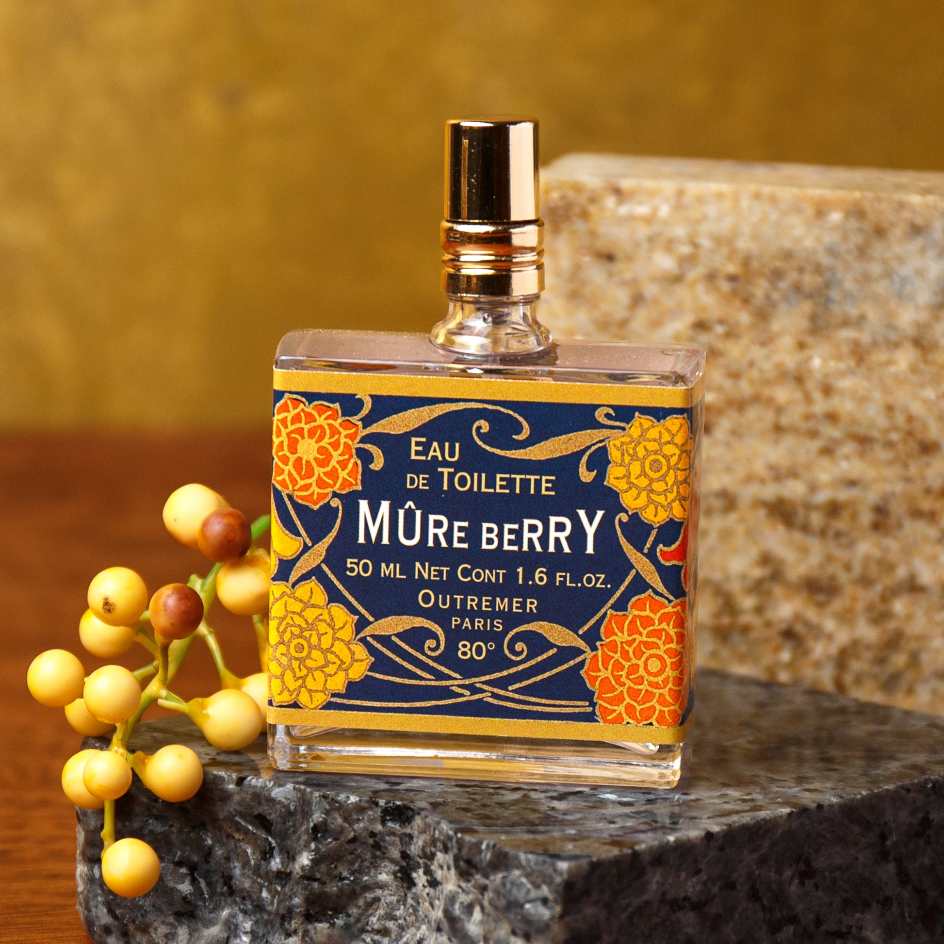 Alternate Image of Mure Berry Eau de Toilette, square perfume bottle with illustrated label