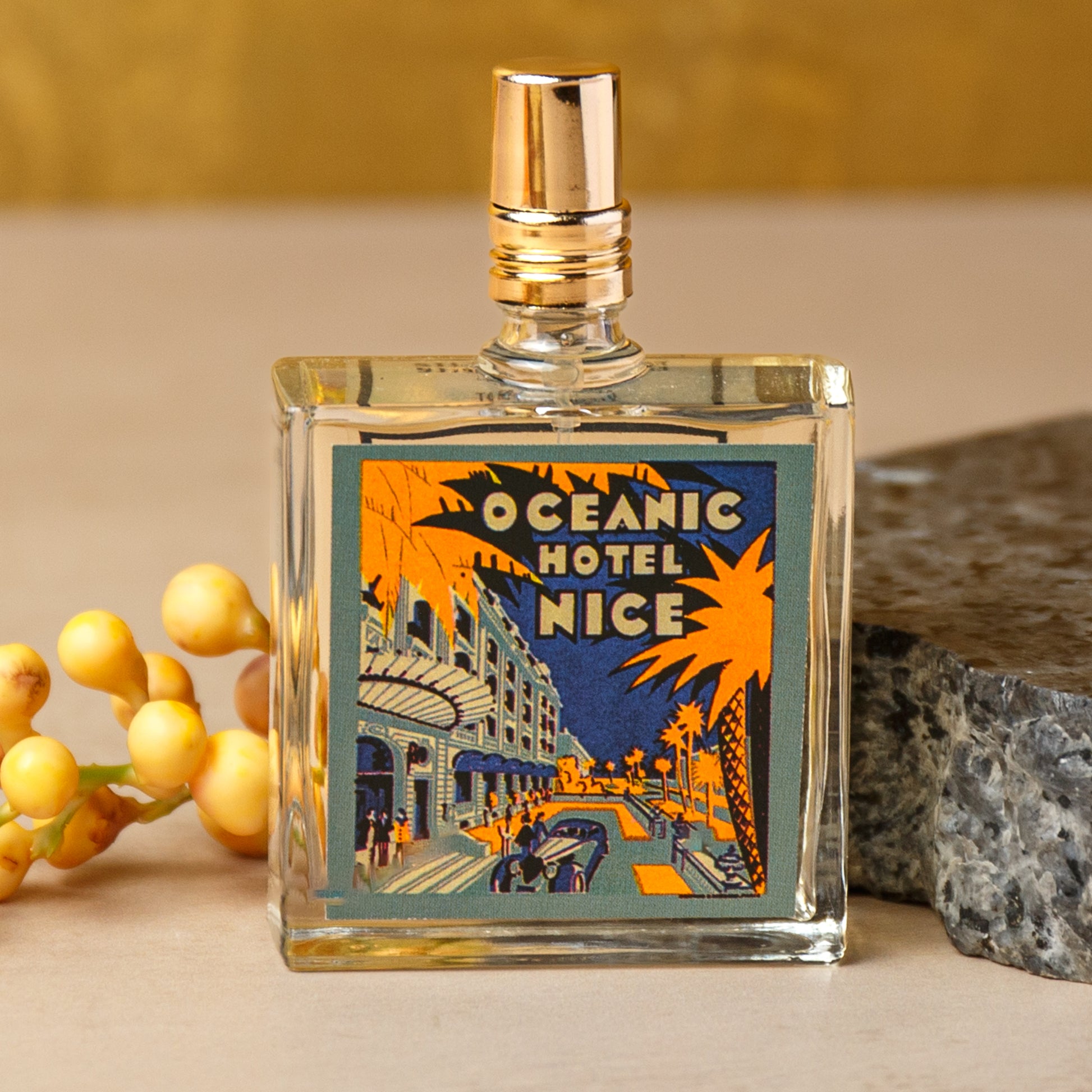 Alternate Image of Oceanic Hotel Nice Eau de Toilette, square perfume bottle with illustrated label