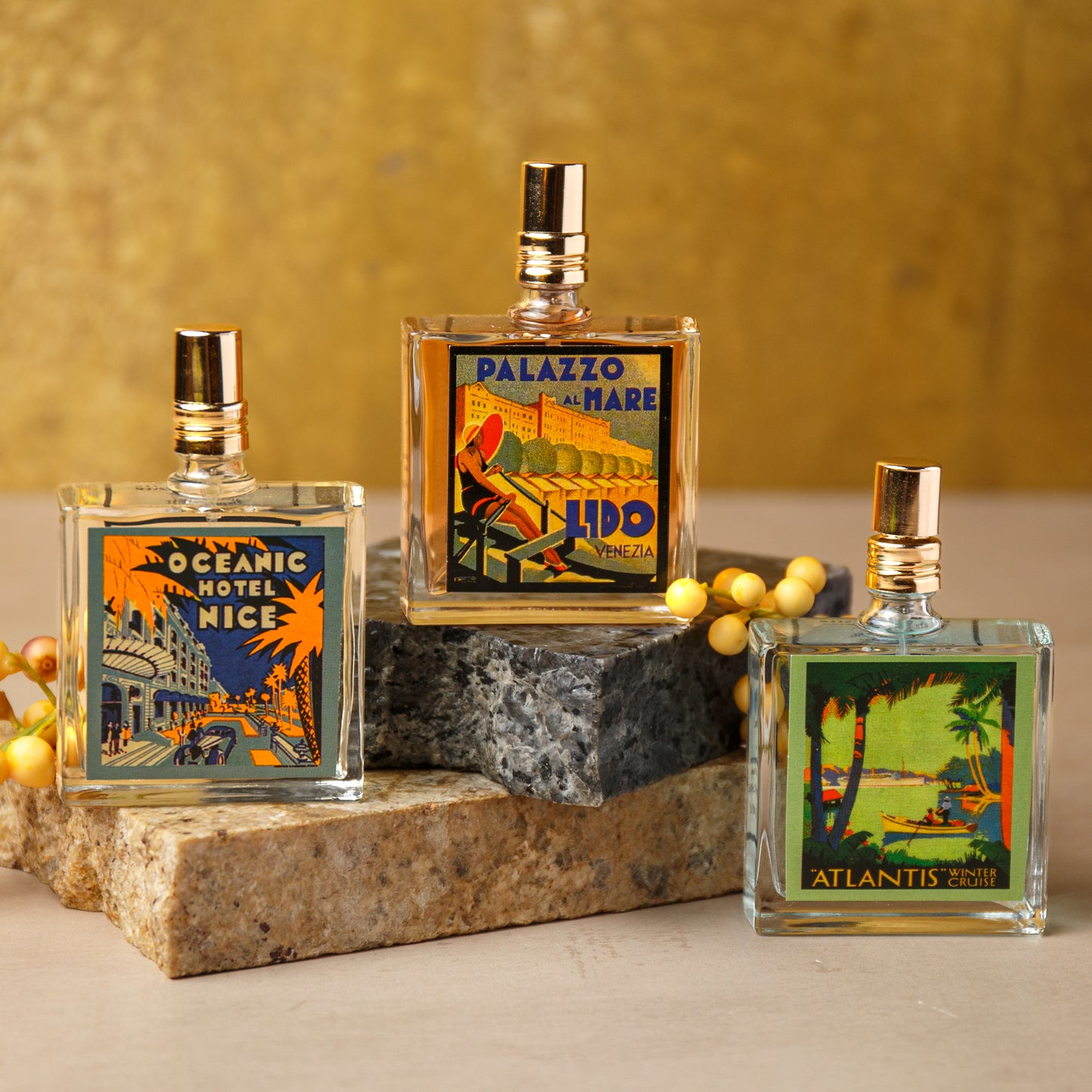Alternate Image of Vacation Collection  Eau de Toilette, square perfume bottle with illustrated label group