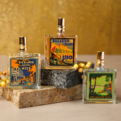 Alternate Image of Vacation Collection  Eau de Toilette, square perfume bottle with illustrated label group