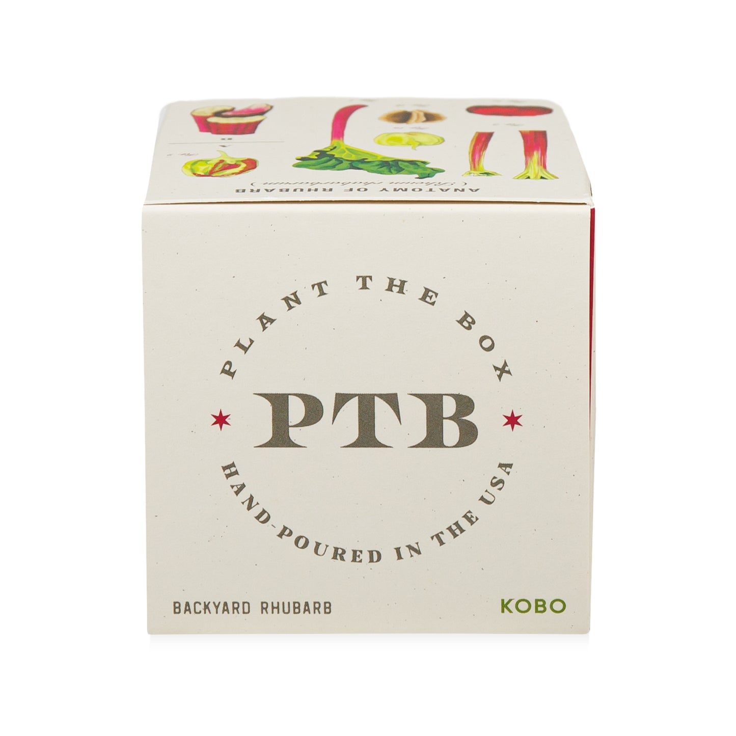 Alternate Image of Plant the Box Backyard Rhubarb Candle