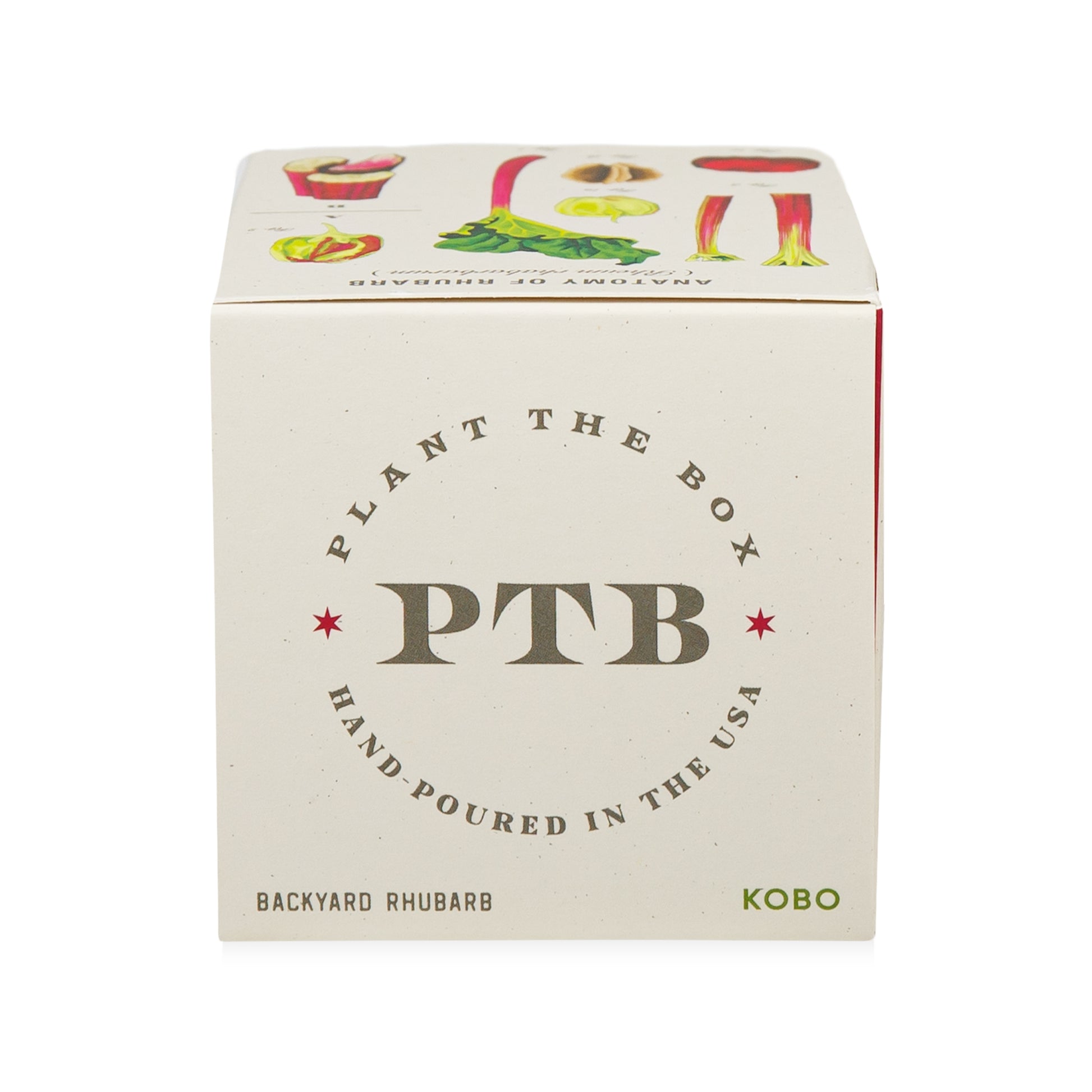 Alternate Image of Plant the Box Backyard Rhubarb Candle