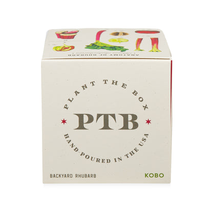Alternate Image of Plant the Box Backyard Rhubarb Candle