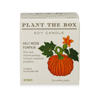 Alternate Image of Half Moon Pumpkin Plant The Box Candle