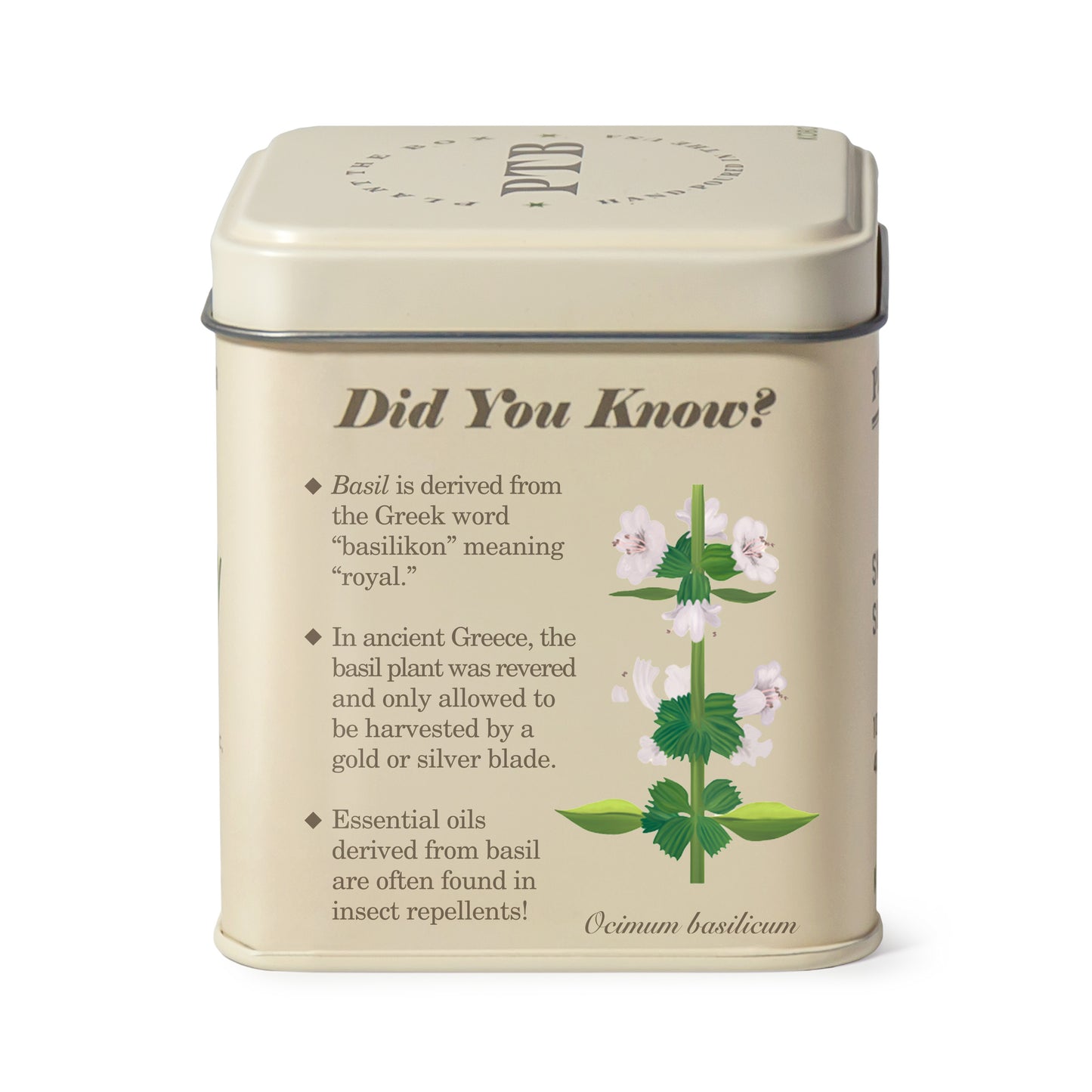 Alternate image of KOBO Plant the Box Fresh Picked Basil Tin Candle