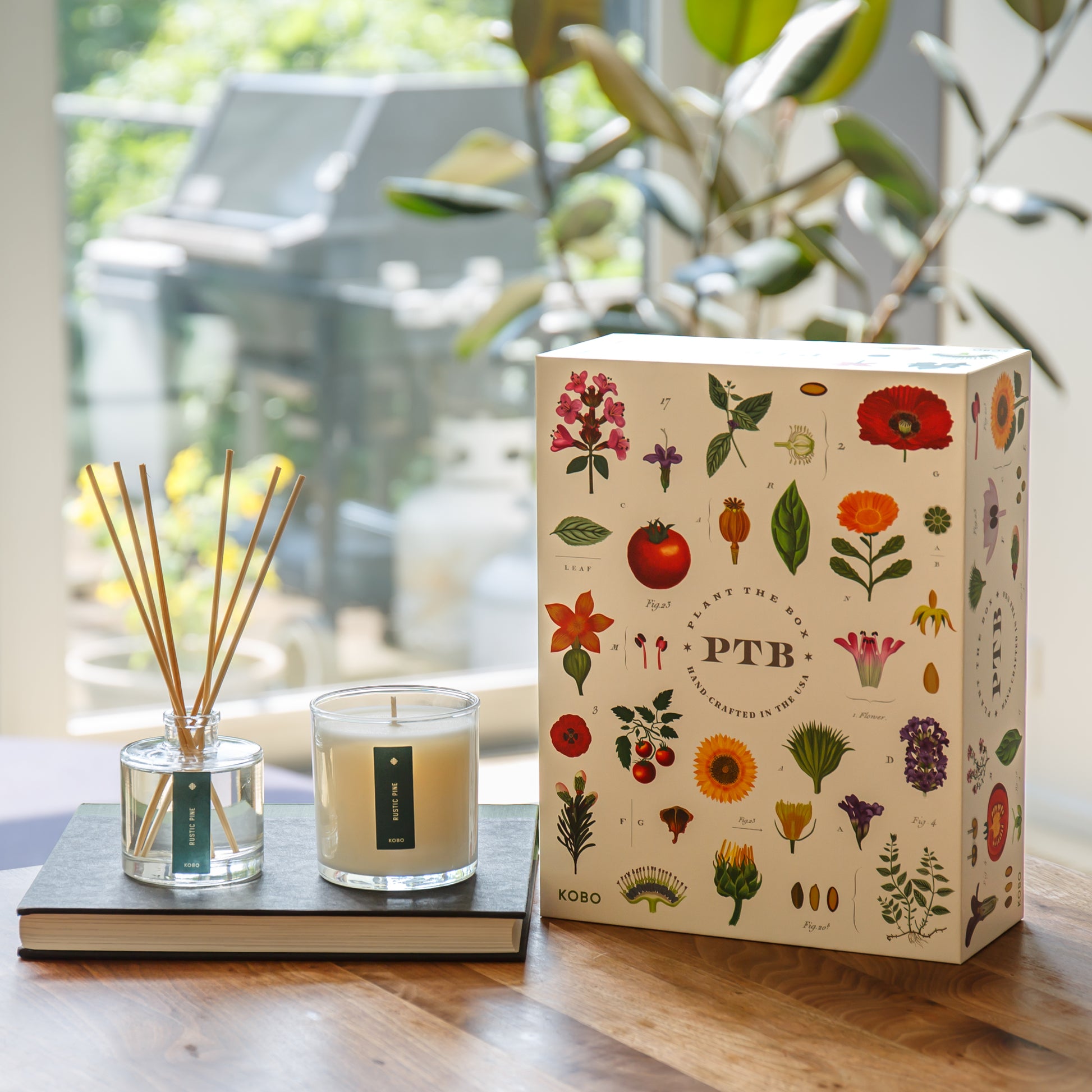 Alternate Image of Plant the Box Rustic Pine Gift Set