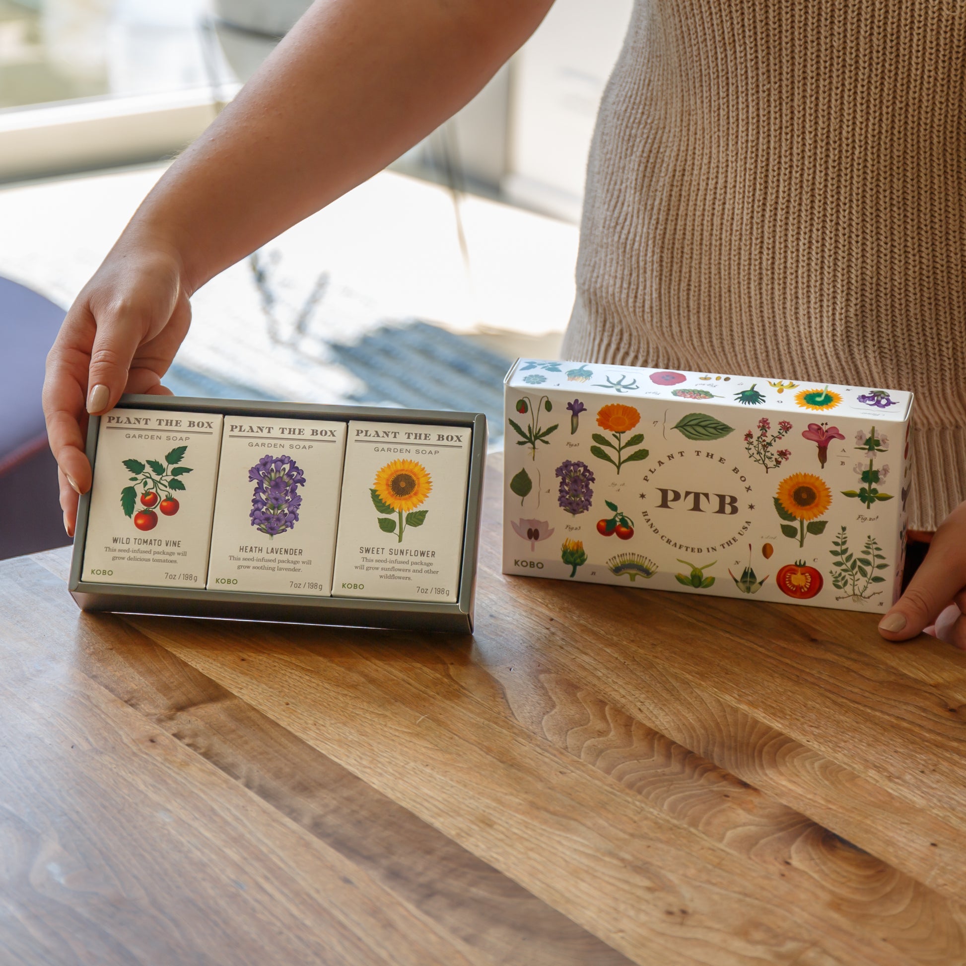Alternate Image of Plant the Box Bar Soap Gift Set