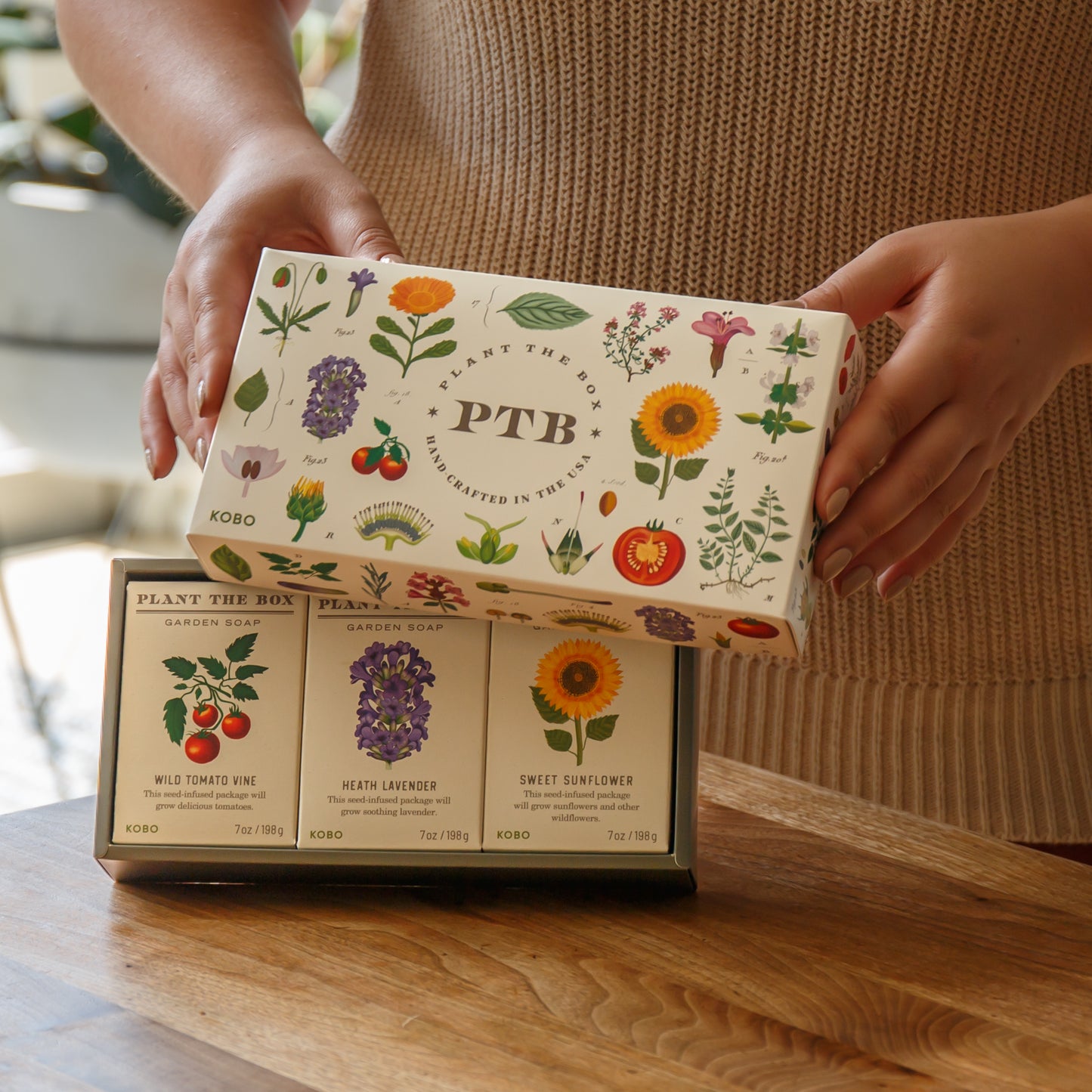 Alternate Image of Plant the Box Bar Soap Gift Set