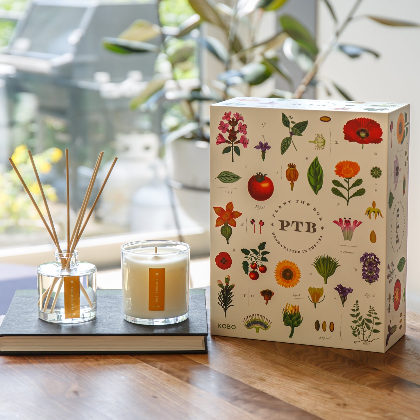 Alternate Image of Sweet Sunflower Plant the Box Duo Gift Set