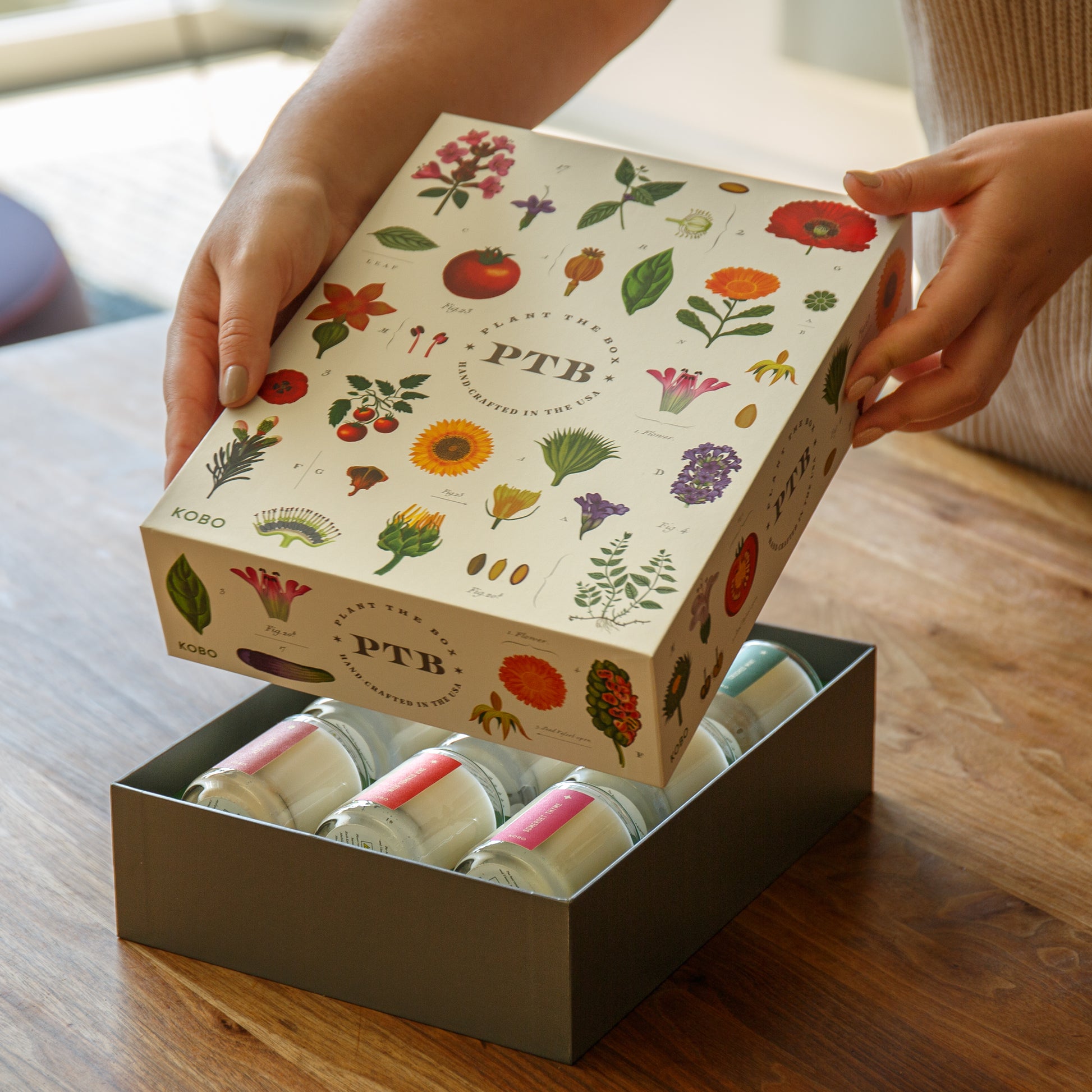 Alternate Image of Plant the Box Votive Gift Set