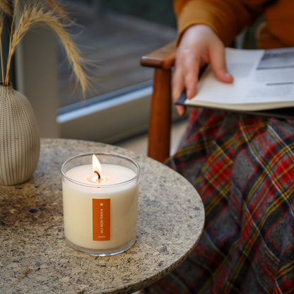 Alternate Image of Half Moon Pumpkin Plant The Box Candle
