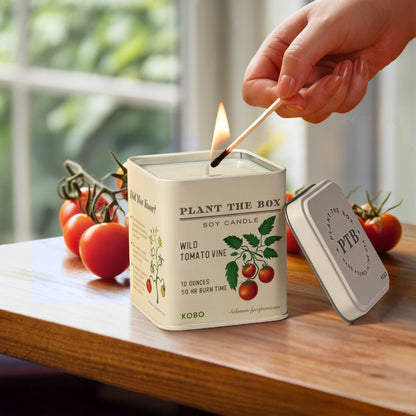 Alternate image of KOBO Plant the Box Wild Tomato Vine Tin Candle