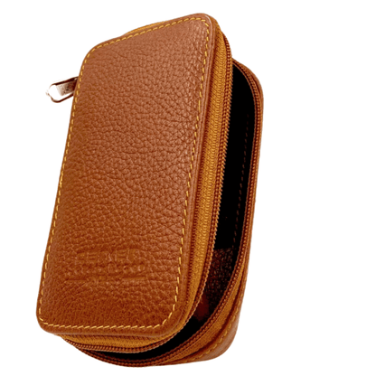 Primary image of Parker Genuine Leather Safety Razor & Double Edge Blade Travel Case