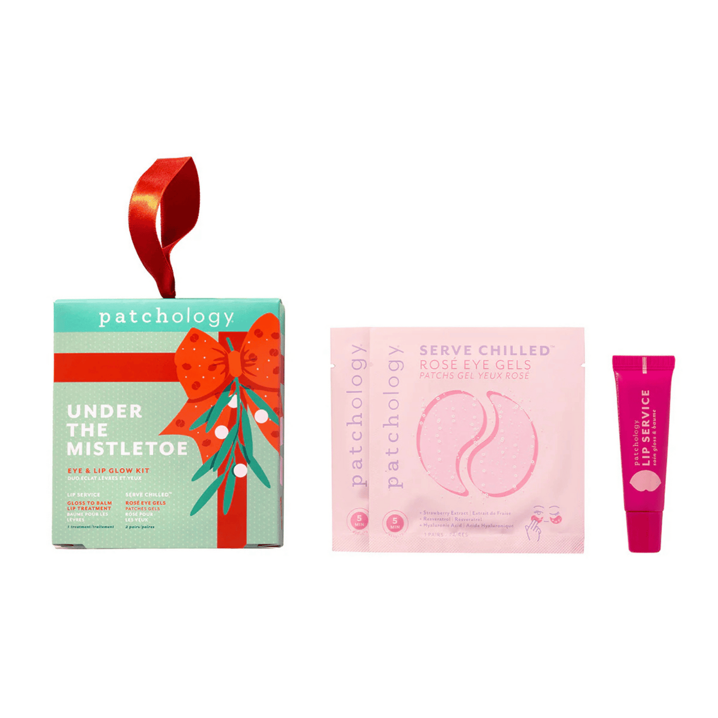 Primary image of Patchology Under the Mistletoe Eye & Lip Glow Duo (3 pc)