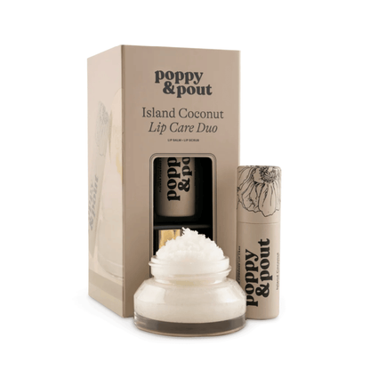 Primary image of Poppy & Pout Island Coconut Lip Care Duo