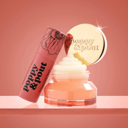 Alternate image of Poppy & Pout Pomegranate Peach Lip Care Duo