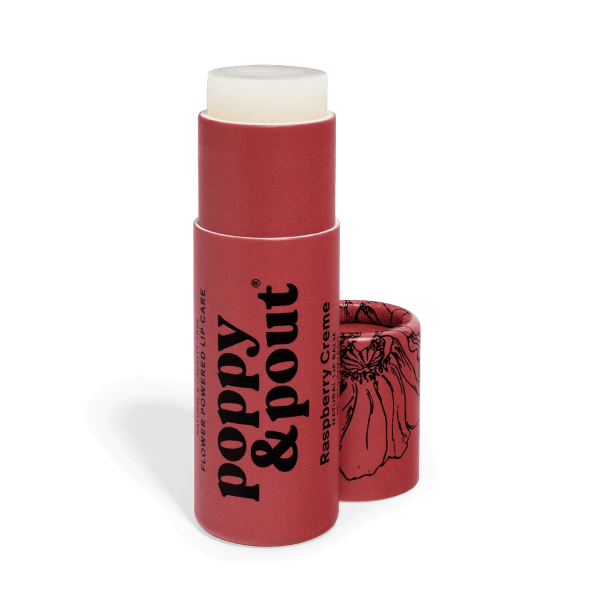 Alternate image of Poppy & Pout Raspberry Creme Lip Balm