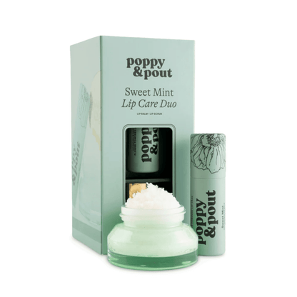 Primary image of Poppy & Pout Sweet Mint Lip Care Duo