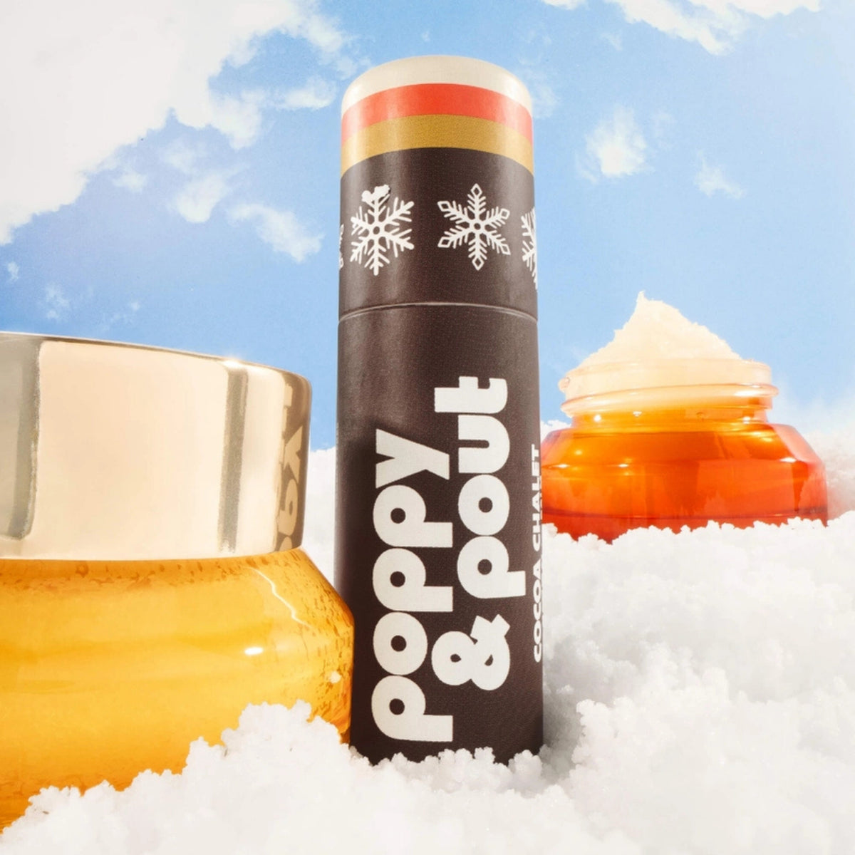 Alternate image of Poppy & Pout Cocoa Chalet Puffer Bag Gift Set