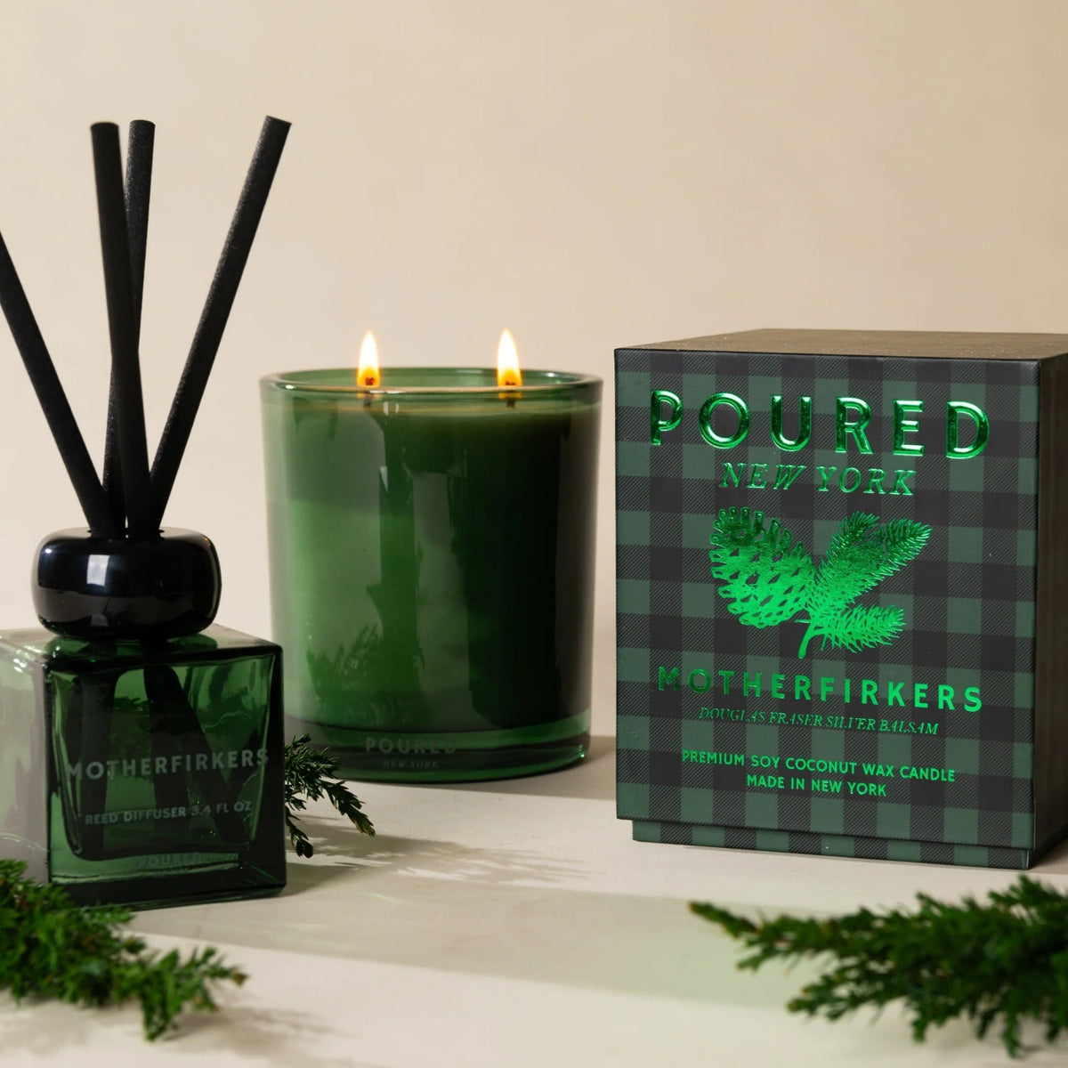 Alternate image of Poured New York Motherfirkers Candle