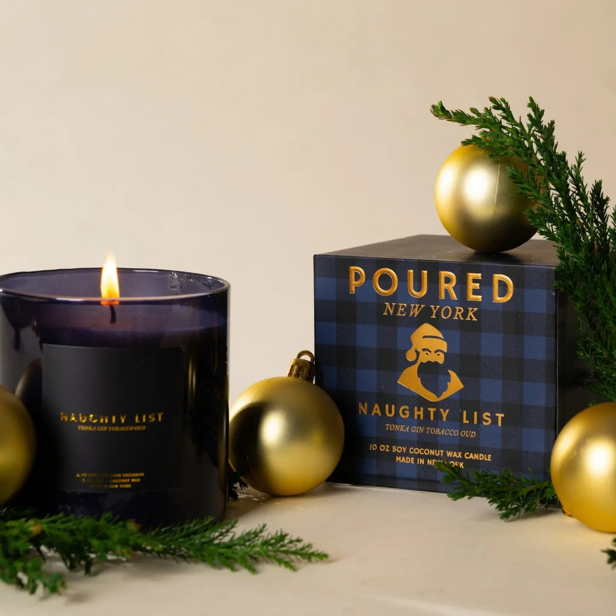 Alternate image of Poured New York Naughty List Candle