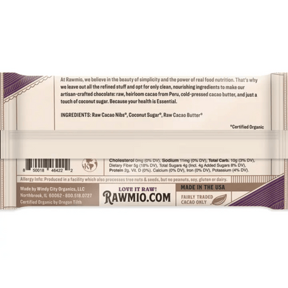 Alternate Image Rawmio Organic Essential 85% Quite Dark Chocolate Bar 