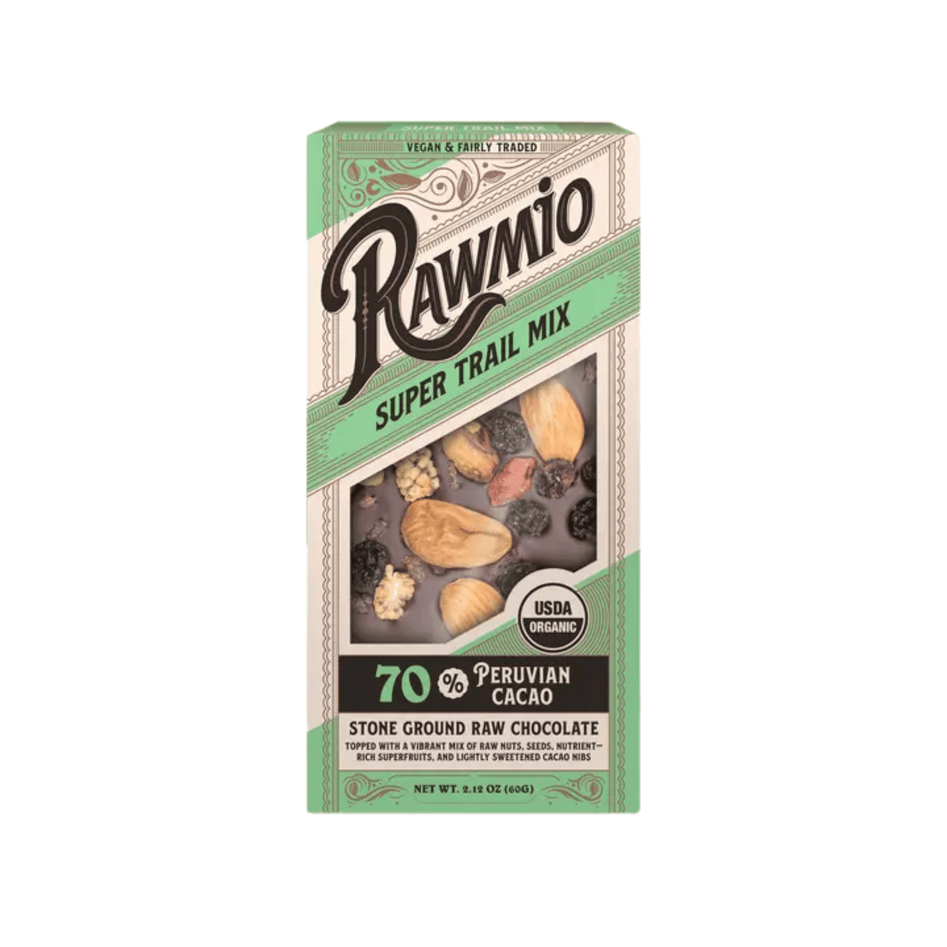 Primary Image Rawmio Organic Raw Trail Mix Raw Chocolate Bark 