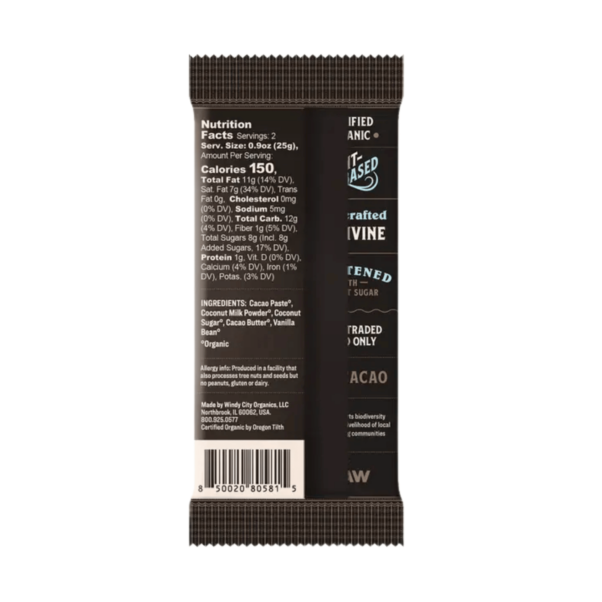 Alternate Image Rawmio Premium 45% Coconut Milk Chocolate Bar 