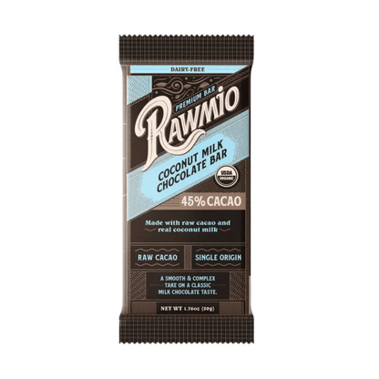 Primary Image Rawmio Premium 45% Coconut Milk Chocolate Bar 