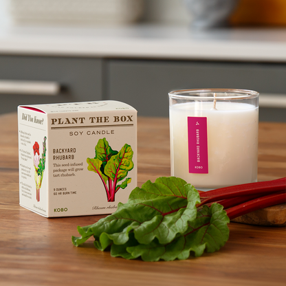 Alternate Image of Plant the Box Backyard Rhubarb Candle