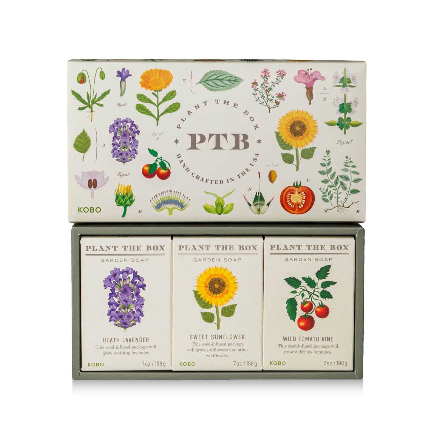 Primary Image of Plant the Box Bar Soap Gift Set