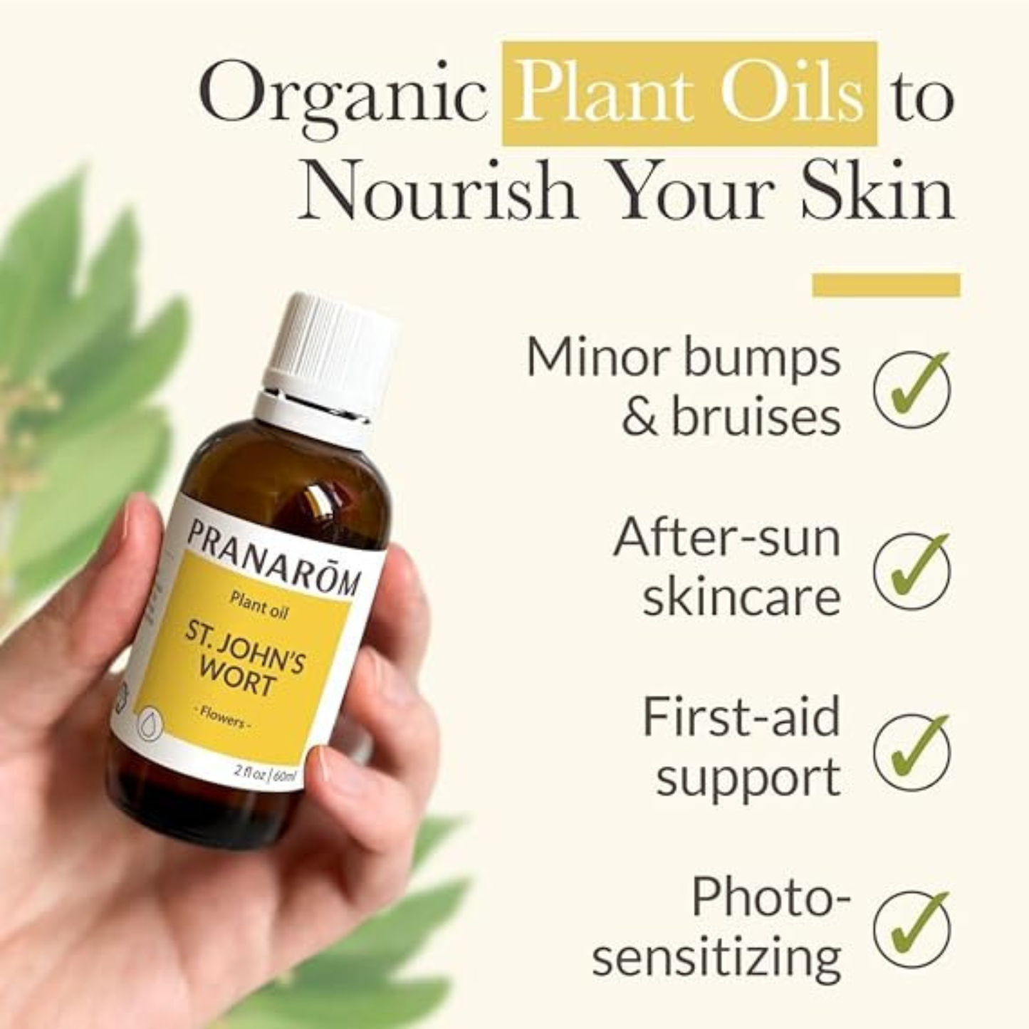 Benefits image of Pranarom St. John's Wort Virgin Plant Oil