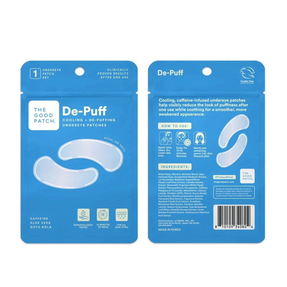 Alternate image of The Good Patch De-Puff Eye Patches
