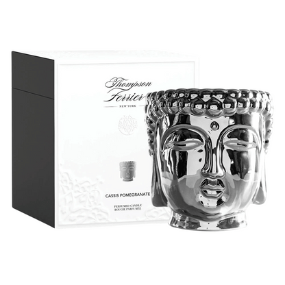 Alternate image of Thompson Ferrier Cassis Pomegranate Silver Buddha Candle 
