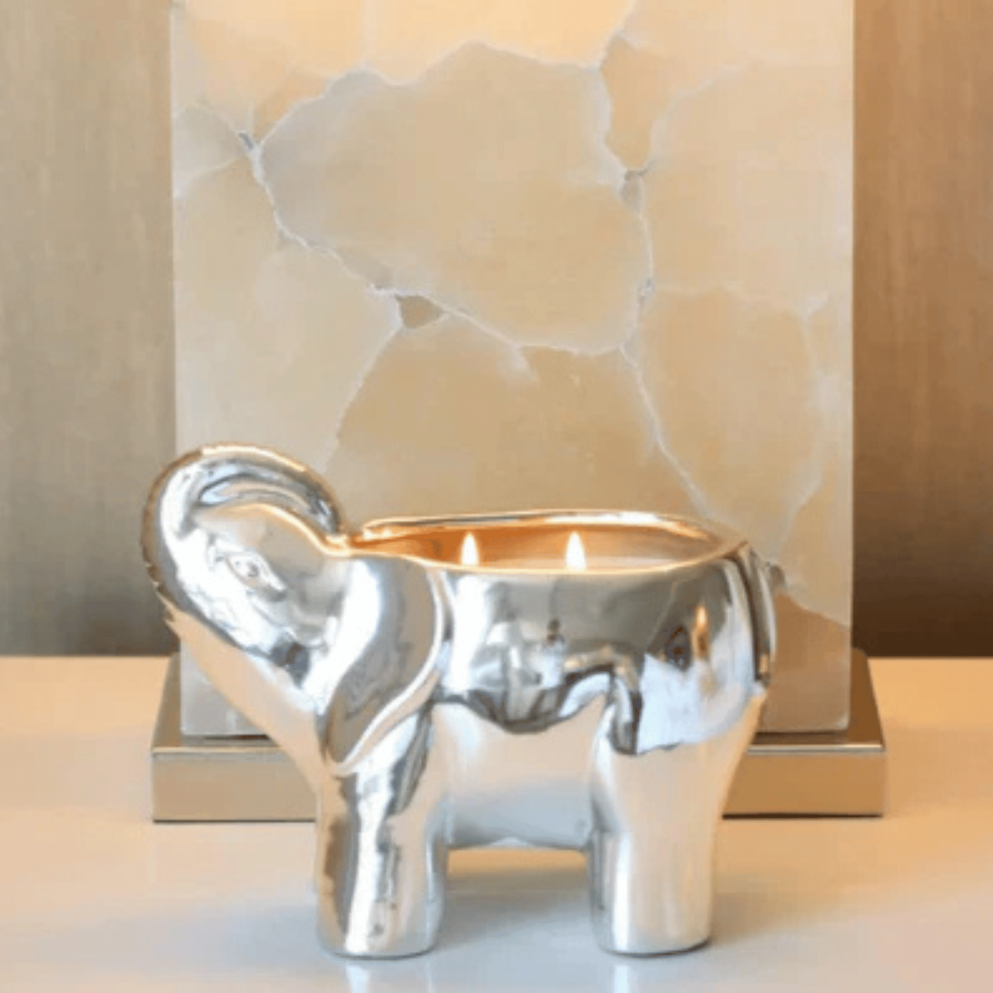 Alternate image of Thompson Ferrier Midnight Orchid Silver Elephant Candle