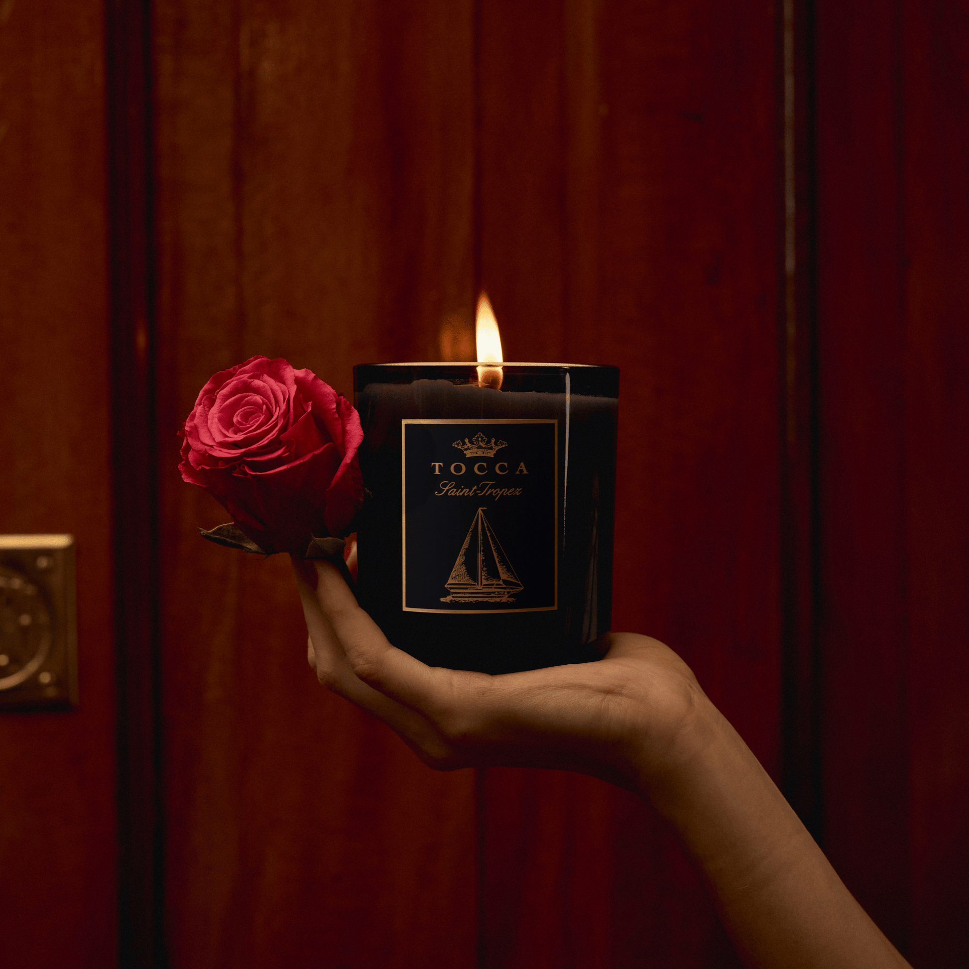 Alternate image of Tocca Saint-Tropez Candle lifestyle image 