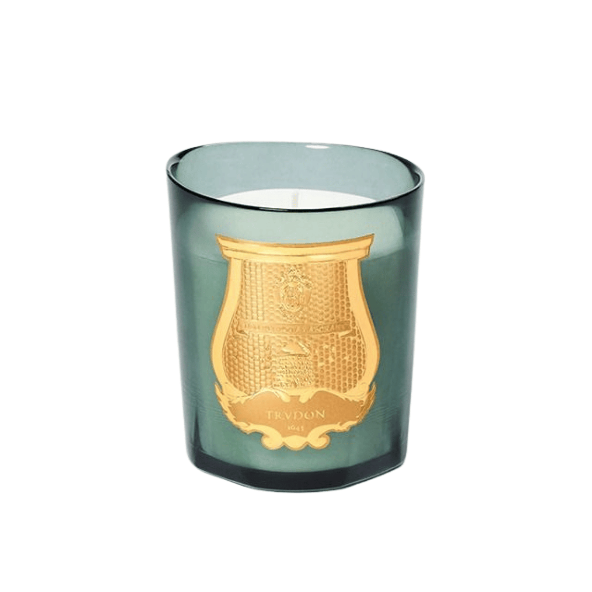 Primary image of Trudon Figuerie Candle, blue vessel with gold label