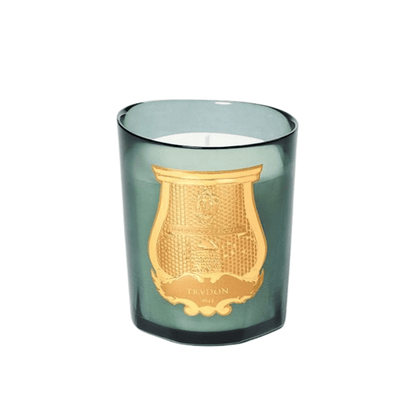 Primary image of Trudon Figuerie Candle, blue vessel with gold label