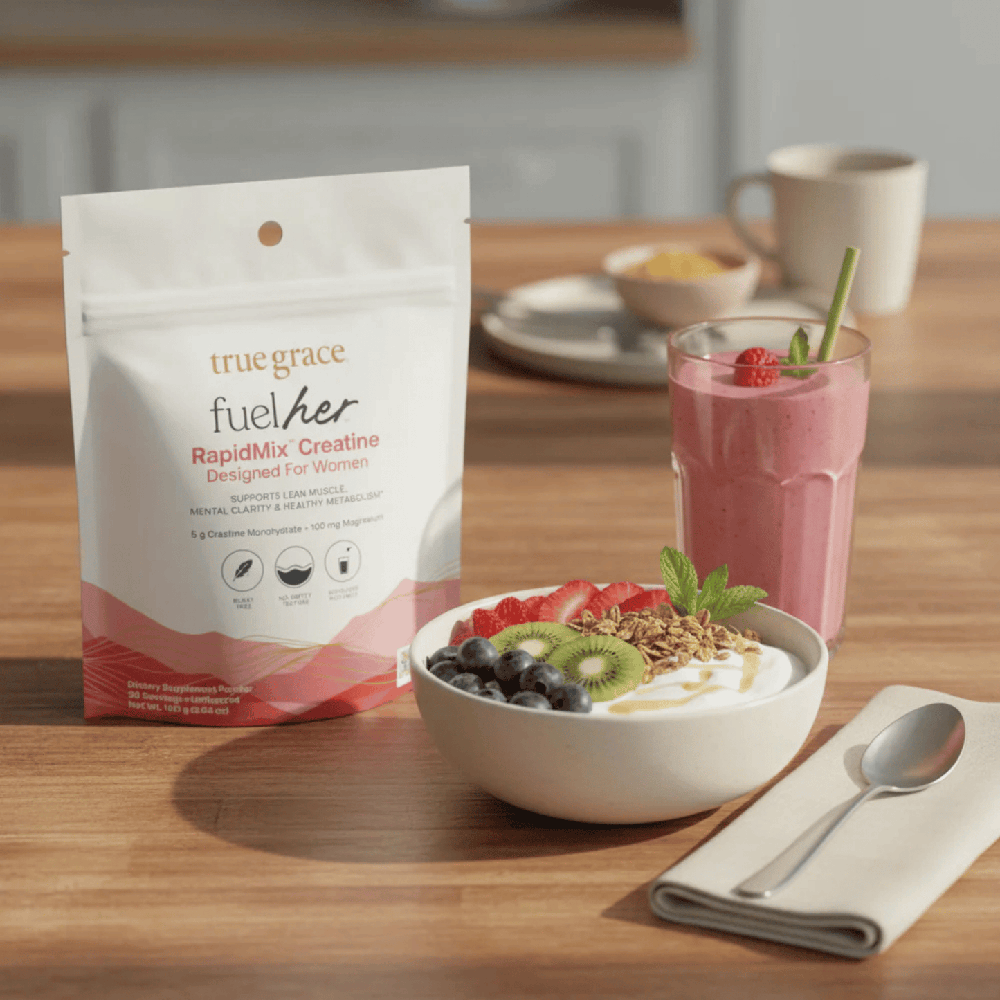 Alternate image of True Grace Fuel Her RapidMix Creatine (160 g)