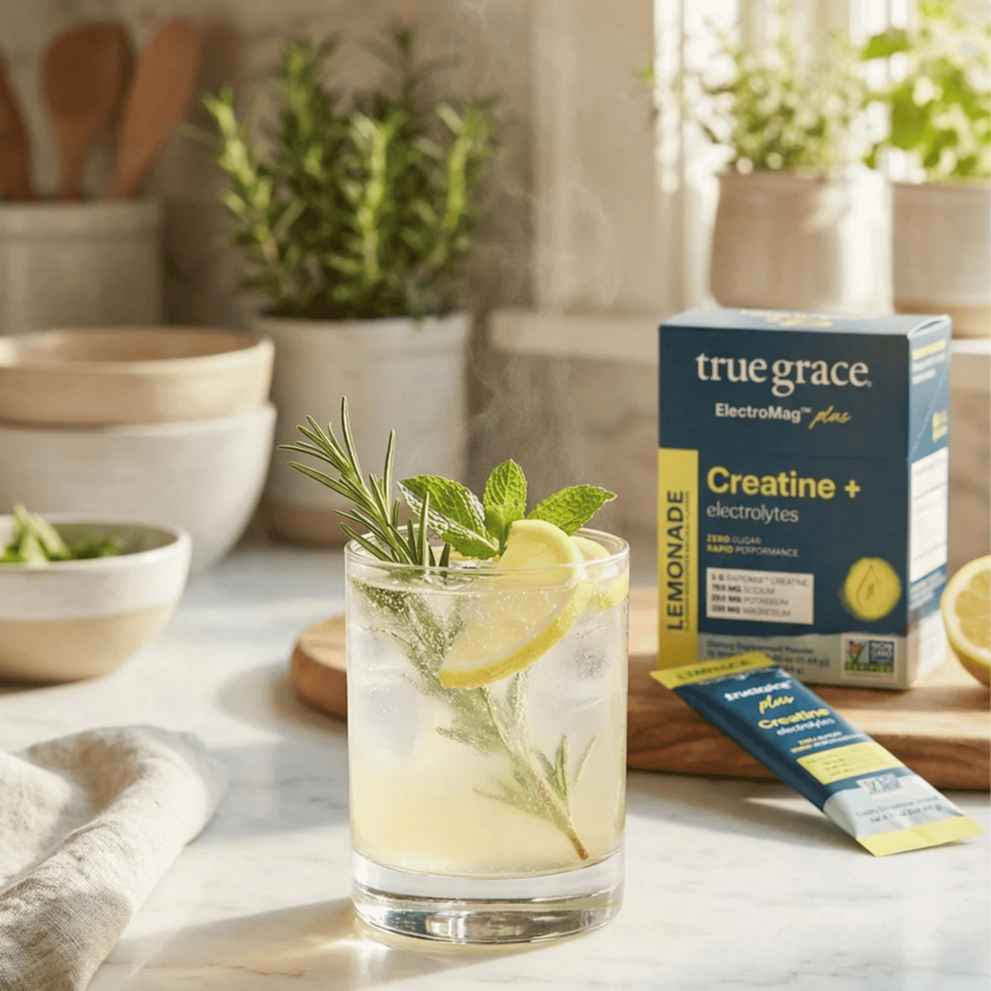 Alternate image of True Grace Lemonade ElectroMag + Creatine (16 count)