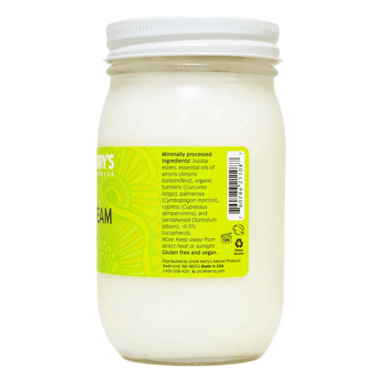 Uncle Harry's Natural Products Ayurvedic Face Cream (16 fl oz) #10089576