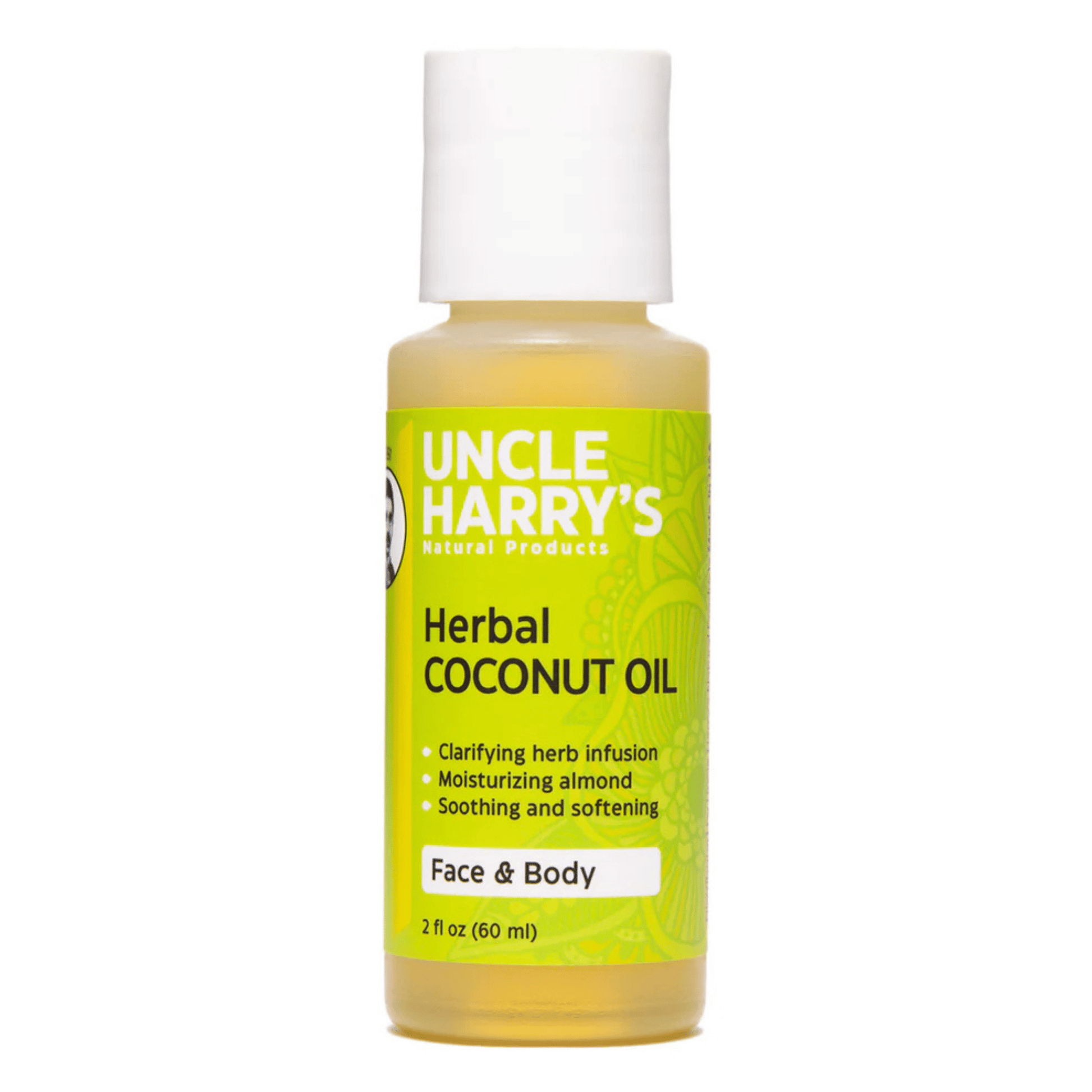 Primary image of Uncle Harry's Natural Products Herbal Coconut Oil for Skin (2 fl oz)