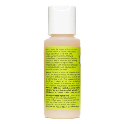 Uncle Harry's Natural Products Lice Away Shampoo (2 fl oz) #10089643