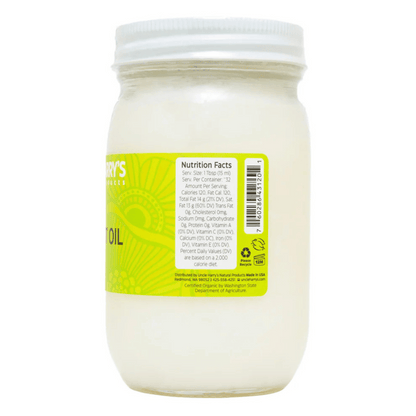 Uncle Harry's Natural Products Organic Coconut Oil (16 fl oz) #10089552