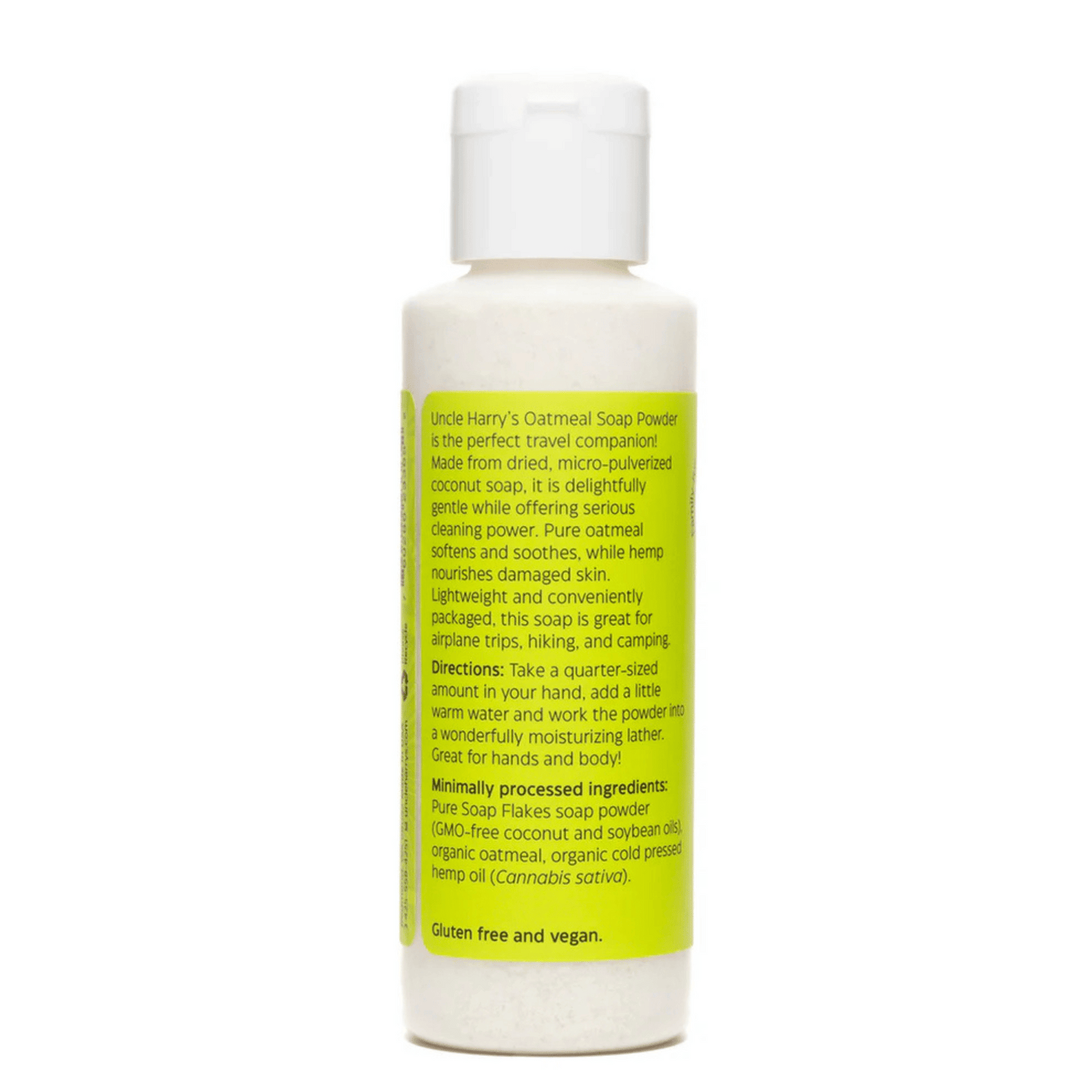 Uncle Harry's Natural Products Unscented Oatmeal and Coconut Soap Powder (3 oz) #10089663