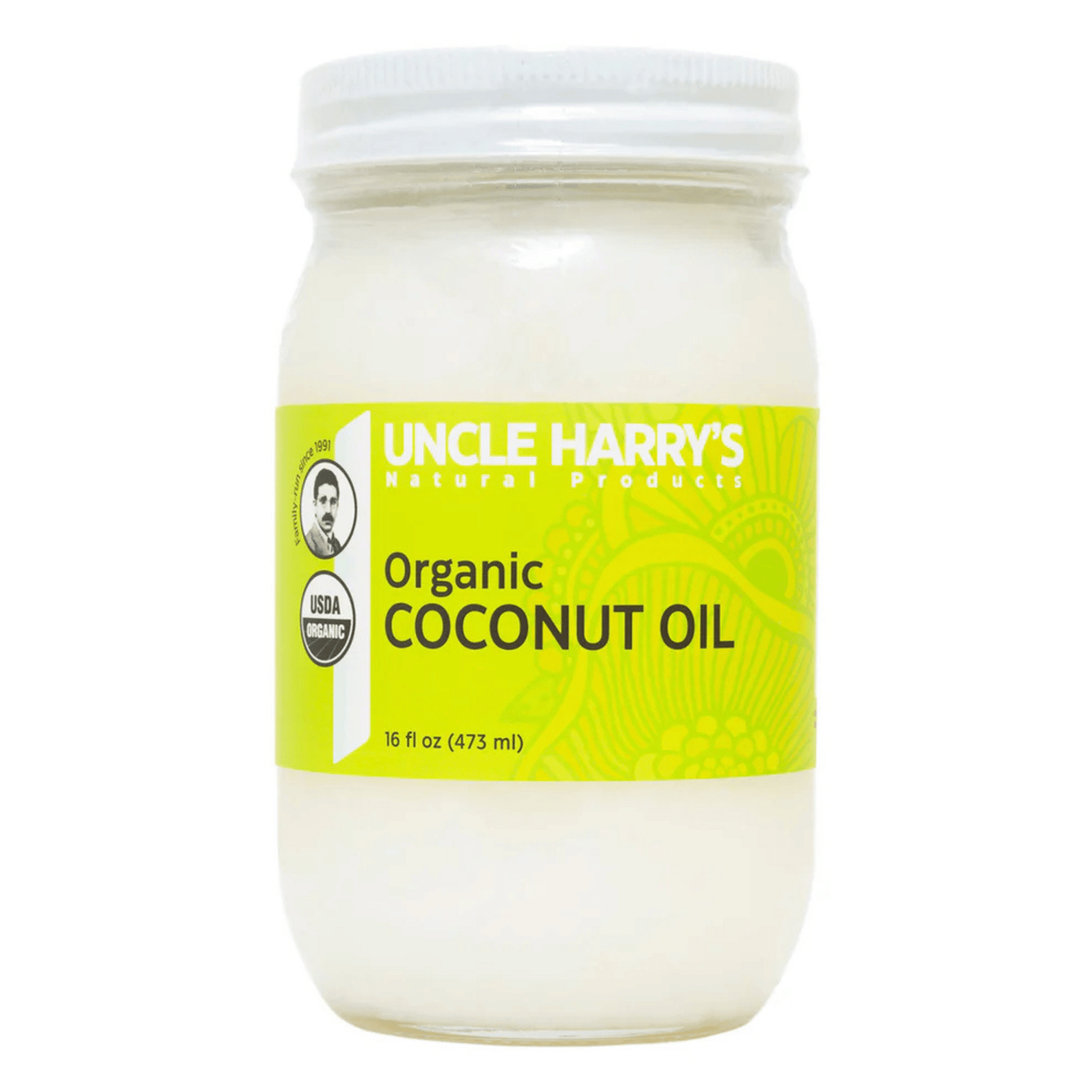 Primary image of Uncle Harry's Natural Products Organic Coconut Oil (16 fl oz)