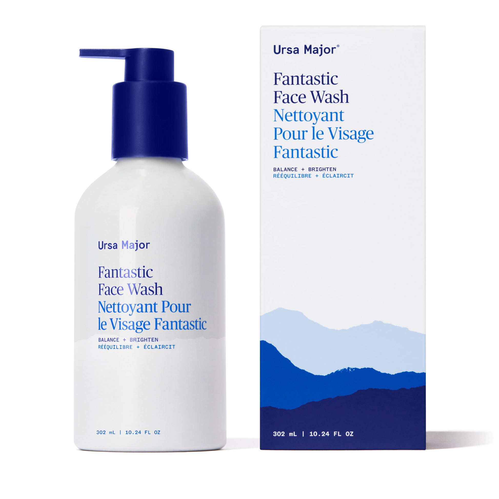 Alternate Image of Fantastic Face Wash, white metal soap bottle with pump