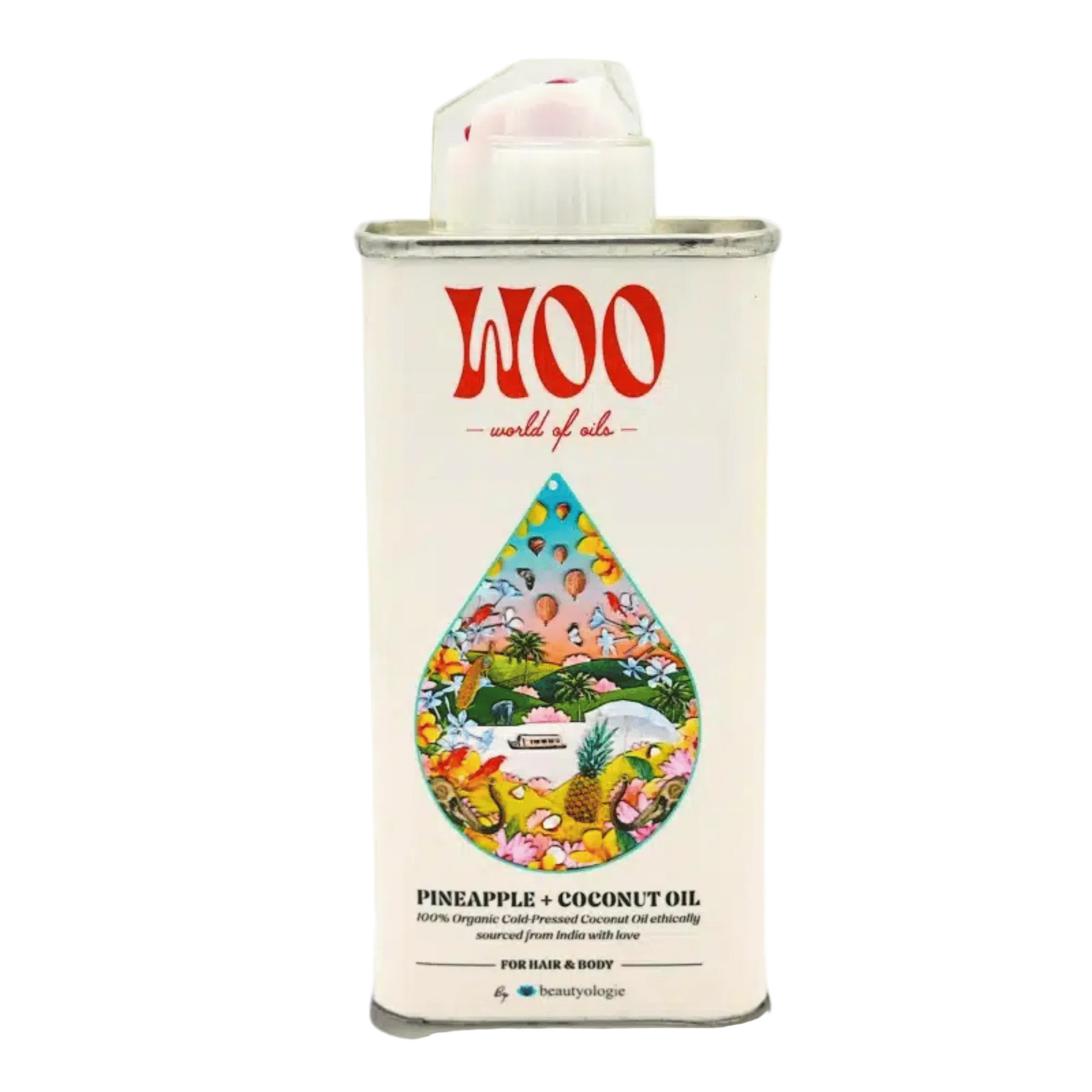 Primary image of WOO World of Oils 100% Organic Pineapple and Coconut Oil