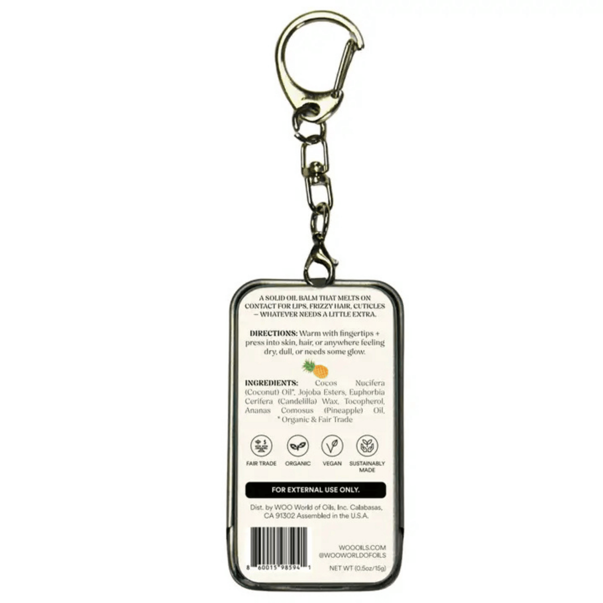 Alternate image of WOO World of Oils Pineapple Coconut Solid Oil Balm